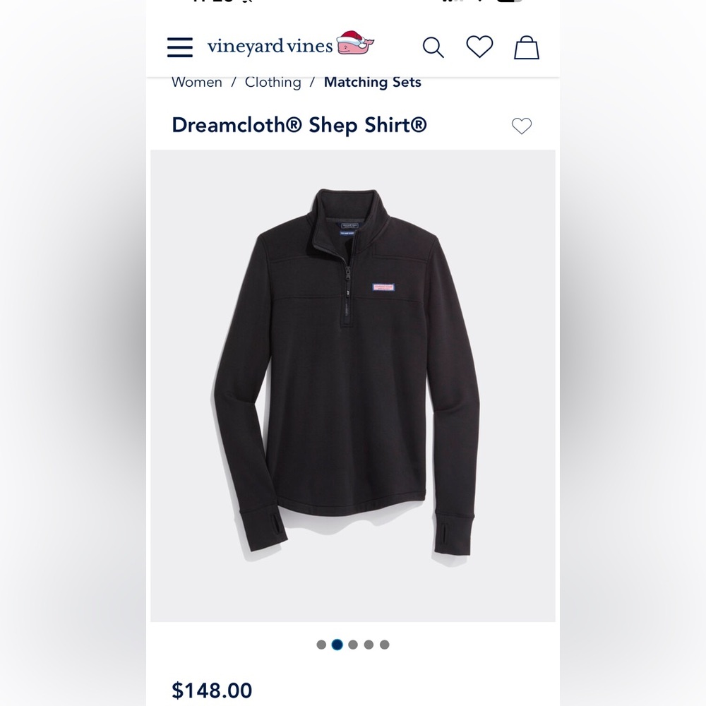 Vineyard Vines Black Pullover